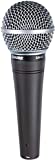 Shure SM48 Cardioid Dynamic Vocal Microphone with Shock-Mounted Cartridge, Steel Mesh Grille and Integral'Pop' Filter, A25D Mic Clip, Storage Bag, 3-pin XLR Connector, No Cable Included (SM48-LC)