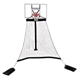 Goalrilla Basketball Hoop Return System Great for Solo Play or Free-Throw Practice and Compatible with Most In Ground Hoops , Black