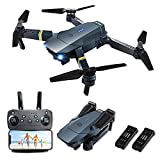 E58 Drone with 1080P HD Camera for Adults, Beginner Foldable RC Quadcopter - WiFi FPV Live Video, Altitude Hold, Headless Mode, One Key Take Off/Landing, APP Control