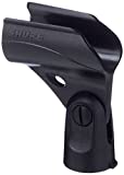 Shure A25D Microphone Clip - Break Resistant Stand Adapter for Handheld Wired Mics with ¾” Barrel Diameter