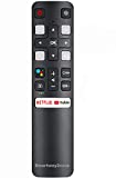 New RC802V Voice Command Smart Remote Compatible for All Android 4K UHD TCL Smart Televisions.