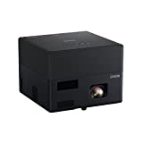 Epson EpiqVision Mini EF12 Smart Streaming Laser Projector, HDR, Android TV, Portable, sound by Yamaha, 3LCD, Full HD 1080p, 1000 lumens Color and White Brightness Bluetooth support Black Small