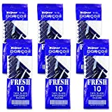 60 Ct Dorco Fresh Twin Blade Disposable Razors - 60 Razors Total (Value Pack)