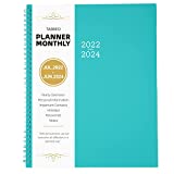 Monthly Planner 2022-2024 - Planner 2022-2024, 9'' x 11'', 24 Months Planner from July 2022 to June 2024, Monthly Calendar Planner With Tabs, Inner Pocket, Ample Writing Blocks