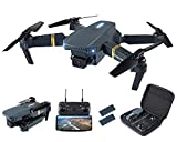 CHUBORY Drone for Beginners 40+ mins Long Flight Time WiFI FPV Drones with Camera for Adults-Kids 1080P HD 120°Wide-Angle Drone Quadcopter with Optical Flow Positioning,Follow me,3D Flip (2 Batteries)