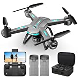 GPS Professional Drone with 4K Camera for Adults Begineer, Dual Camera 5G WiFi FPV Live Video 40mins Flight Time Drone with Brushless Motor, Auto Return Follow Me and Outdoor