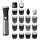 Philips Norelco Multigroomer All-in-One Trimmer Series 7000, 23 Piece Mens Grooming Kit, Trimmer for Beard, Head, Body, and Face, NO BLADE OIL NEEDED, MG7750/49
