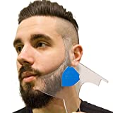 Aberlite ClearShaper - Beard Shaper Kit w/Barber Pencil - Premium Shaping Tool - 100% Clear | Many Styles - The Ultimate Beard/Hair Lineup (US Patent) - Beard Stencil Guide Template Outliner