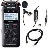 Tascam DR-05X 2-Input / 2-Track Portable Stereo Handheld Digital Audio Recorder and USB Audio Interface (Black) with Deluxe Accessory Bundle