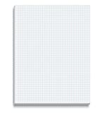 Graph Paper Pad, 8.5' x 11', 50 Sheets, Double Sided, White, 4x4 Blue Quad Rule, Easy Tear, Grid Paper, Graph Paper by Better Office Products
