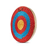 KAINOKAI Traditional Hand-Made Straw Archery Target,Arrow Target for Recurve Bow Longbow or Compound Bow(Traditional Target Dia Φ:19.7in / 3 Layers)