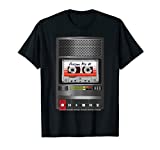 Cassette Tape Recorder Retro Vintage 80's 90's Music T-Shirt