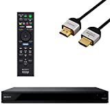Sony UBP-X800 Streaming 4K Ultra HD 3D Hi-Res Audio Wi-Fi and Bluetooth Built-in Blu-ray Player with A 4K HDMI Cable and Remote Control- Black