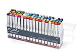 Copic Marker C72A Classic 72 Color Marker Sketch Set; Preferred for Architectural Design, Product Rendering, and Other Forms of Industrial Design; Packaged in a Clear Plastic Case