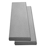 Tönnen 2-pack Acoustic Panel GRAY 36x13x 2inch. Decorative Sound Absorbing Panel for studios, sound treatment - premium fiberglass - not made of acoustic foam- soundproof panel
