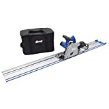 Kreg ACS-SAW Adaptive Cutting System Plunge Saw Bundle with Guide Track Kit (2Items) - Guided Cutting for Straight and Smooth Cuts in Solid Wood and Plywood