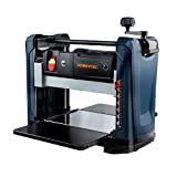 POWERTEC PL1252 15 Amp 2-Blade Benchtop Thickness Planer For Woodworking | 12-1/2 in. Portable