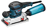 BOSCH OS50VC Electric Orbital Sander - 3.4 Amp 1/2 Inch Finishing Belt Sander Kit with Vibration Control for 4.5 Inch x 9 Inch Sheets , Blue