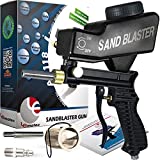 Sand Blaster Gun Kit, Rust and Paint Remover, Pool Cleaning Sandblasting Equipment. Sandblaster Kit AS118 Black