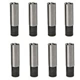 8pcs 1/4' to 1/8' Precision Engraving Bit CNC Router Tool Adapter Convert for Engraving Machine ER Collet