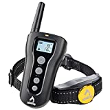 PATPET Dog Shock Collar for Large Dog - Rechargeable Dog Training Collar with Remote 1000Ft Control Range for 15 - 100lbs Dogs with Beep Vibration Shock Modes