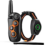 MAISOIE Dog Training Collar, 100% Waterproof Dog Shock Collar with Remote Range 1300ft, 3 Training Modes, Beep, Shock, Vibration, Rechargeable Electric Shock Collar for Small Medium Large Dogs