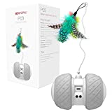 BENTOPAL Automatic Cat Toys Interactive Cat Feather Toys, Pet Exercise Toys, Electric Cat Toys for Indoor Cats / Kitten with Feather (Auto Cat Toy)