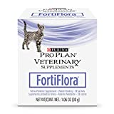 Purina FortiFlora Cat Probiotic Powder Supplement, Pro Plan Veterinary Supplements Probiotic Cat Supplement – 30 ct. box