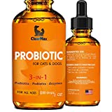 Probiotics for Dogs - Cat Probiotic - Great Dog Probiotics and Digestive Enzymes for Pet - Dog Digestive Enzymes & High Quality Prebiotic - Canine Probiotic - Probiotics for Cats - Puppy Probiotic