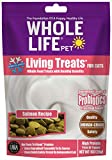 Whole Life Pet USA Sourced and Produced Human Grade Probiotic Freeze Dried Cat Treat, for Healthy Digestion Wild Salmon Recipe 1 Ounce