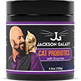 Jackson Galaxy Cat Probiotics and Digestive Enzymes | Best Probiotic Powder for Cat Diarrhea, Vomiting Relief, Upset Stomach & Pet Allergies | Feline Probiotic Supplement | Kitten Treatment 4.2oz
