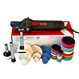 Canfix Mini Rotary Car Polisher Machine Buffing with Pads and M14 Extension Shafts