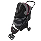 Gen7 Regal Plus Pet Stroller for Dogs and Cats – Lightweight, Compact and Portable with Durable Wheels, Gray Shadow