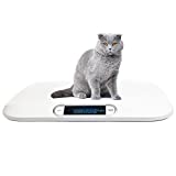 Digital Portable Pet Dog Cat Scale 44 lb x 0.22 lb by IBE SUPPLY (One Pack)