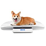 MINDPET-MED Digital Pet Scale, Baby Scale, with 3 Weighing Modes(kg/oz/lb), Max 220 lbs, Capacity with Precision up to ±0.02lbs, White, Suitable for Infant, Puppies, Mom