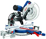 BOSCH Power Tools GCM12SD - 15 Amp 12 Inch Corded Dual-Bevel Sliding Glide Miter Saw with 60 Tooth Saw Blade , Blue