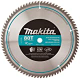 Makita A-93681 10-Inch 80 Tooth Micro Polished Mitersaw Blade Silver