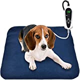 Pet Heating Pad, Electric Heating Pad for Dogs and Cats Indoor Warming Mat with Auto Power Off (M:18' x 18')