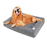 Dog Bed Machine Washable Rectangle Pet Bed, Soft and Thickened Enough Breathable Dog Sofa Bed, Anti-Slip Anti-Water Bottom Dog Bed for Medium and Small Dogs Double Sided mat Winter Suede Summer mat