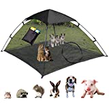 OUTINGPET Cat Tent Outdoor Playpen Pop Up Pet Cat Enclosures Portable Sunshade and Anti-UV Cat Playhouse (Play Tents for Cats and Small Animals) - Outside Habitat