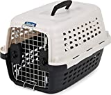 Petmate Compass Kennel, PEARL WHITE/BLACK (41031),UP TO 10LBS