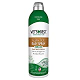 Vet's Best Flea and Tick Easy Spray | Flea Treatment for Dogs and Home | Flea Killer with Certified Natural Oils | 14oz