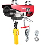 Happybuy 440 LBS Lift Electric Hoist, 110V Electric Hoist, Remote Control Electric Winch Overhead Crane Lift Electric Wire Hoist for Factories, Warehouses, Construction, Building, Goods Lifting