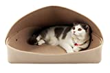 Cat House Felt Cat Cave Cat Bed Cat Tent House for Kitten Puppy House for Small Dog Indoor (Comfy Beige)