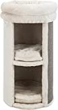 TRIXIE Mexia Cat Condo | 2-Story Condo Tower | Scratching Surface | Removable Cushions | Gray