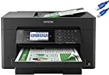Epson Workforce Pro WF 78-Series Wireless All-in-One Wide-Format Inkjet Printer, Auto 2-Sided Printing, Print Copy Scan Fax, 250-sheet Paper Capacity, 4.3' Touchscreen, 50-Page ADF