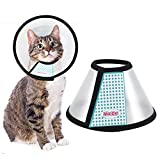MintCat Cat Cone, Protective Cat Recovery Collar, Adjustable Pet Cone for Kitten Puppy Rabbit, Soft Cone for Small Dogs After Surgery, Elizabethan Collar