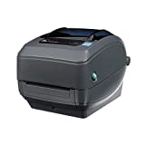 Zebra - GK420t Thermal Transfer Desktop Printer for Labels, Receipts, Barcodes, Tags, and Wrist Bands - Print Width of 4 in - USB, Serial, and Parallel Connectivity (Renewed)