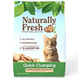 Naturally Fresh Walnut-Based Quick-Clumping Cat Litter, Unscented, 14-lb bag (22002)