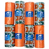 Animal Planet Dog Poop Bags (320 Bags ) Value Pack of 16 Rolls ( Frenchie / Solid Orange ) Leak Proof Housebreaking Supplies For Doggy Waste & Cat Litter, 9' x 13'